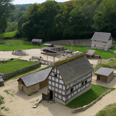 Detmold Open-Air Museum in Teutoburgerwald Germany