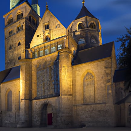 Paderborn Cathedral in Teutoburgerwald Germany